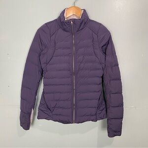 Lululemon Fluffed Up Jacket Puffer Purple‎ Sz 6